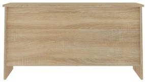 Tavolino rovere sonoma 102x55,5x52,5 cm in legno multistrato