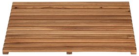 Tappetino da bagno in legno di colore naturale 40x60 cm Acacia - Wenko