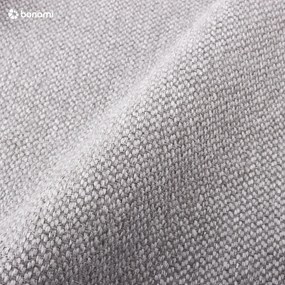 Letto matrimoniale imbottito grigio chiaro con contenitore e rete inclusi 180x200 cm Arendal - Cosmopolitan Design