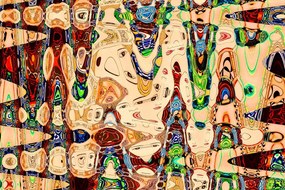 Carta da parati – Madre in stile astratto