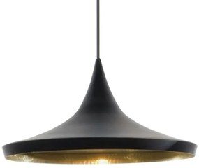 Beat Wide LED Lampada a Sospensione Matt Black/Brass - Tom Dixon