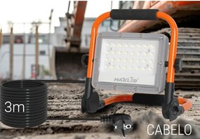 Proiettore LED con stativo LED/50W/230V 5000K IP65 arancione