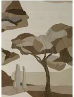 Arte Carta da parati panoramica Under The Sycamore Tree - Winter Landscape