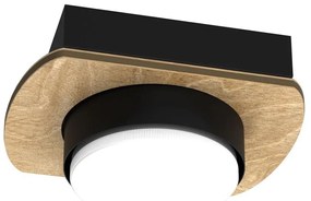 Faretto da incasso KIDO 1xGX53/8W/230V nero/beige/quercia