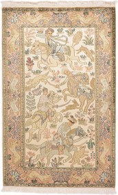 Cashmere Silk Tappeto orientale 80 x 130 (Indian) Annodato A Mano