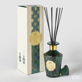 EDG - Enzo De Gasperi Profumatore Bottiglia Goldlily 500ml + Bastoncini h 21 olive flower