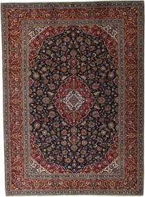 Kashan Tappeto persiano 310 x 420 Blu (Iran) Annodato A Mano