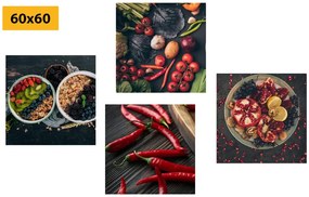 Set di quadri – Delizie culinarie