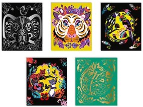 Scratch art - Animali del mondo