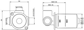 Parte ad incasso miscelatore lavabo doccia in ottone RWIT6B59CC70 Treemme