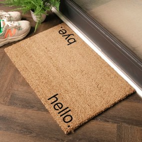 Zerbino in cocco 40x60 cm Hello, Bye - Artsy Doormats