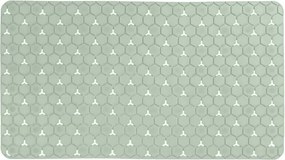 Tappeto bagno antiscivolo verde 75x43 cm Maya