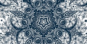 Stampa su tela – Ornamento del giglio selvatico