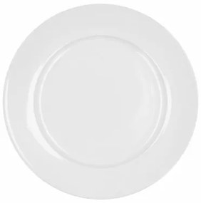 Piatto da pranzo Bidasoa Glacial Ala Ancha Bianco Ceramica Ø 30 cm (4 Unità) (Pack 4x)