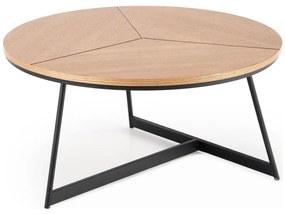 Tavolino KARIDA 41x80 cm beige/nero