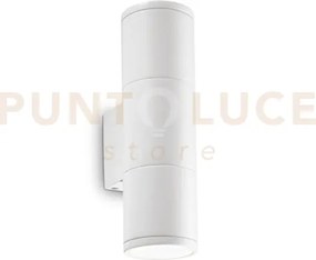 Gun applique esterno ip44 2 luci attacco gu10 bianco