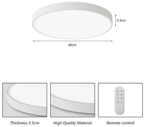 Immax NEO 07251L -Luce LED dimmerabile SEMPLICI 36W/230V Wi-Fi Tuya bianco + TC