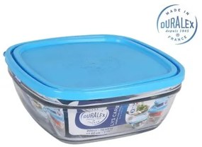 Porta pranzo Ermetico Duralex Freshbox Azzurro Quadrato (2 L) (20 x 20 x 8 cm)