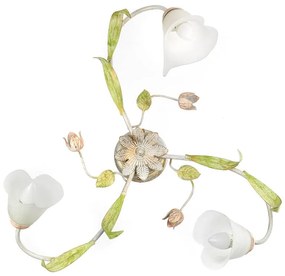 Plafoniera classico Plafoniera WILMA  3 - E14 3 x E14 bianco 63 cm x 63 cm