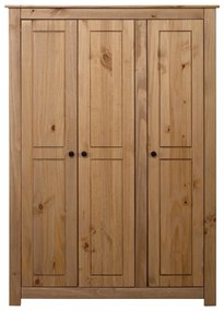 Armadio a 3 ante 118x50x171,5cm legno di pino panama range