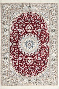 Nain Tappeto persiano 120x170 Rosso (Iran) Annodato A Mano