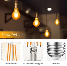 Lampadina LED  A60 E27/8W/230V 2200K - Aigostar