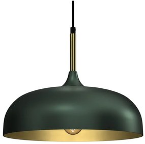Brilagi - Lampadario a sospensione con filo ABRAHAM 1xE27/60W/230V diametro 35 cm verde