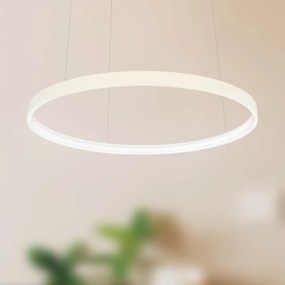Lampadario Circolare a Sospensione Ø120cm - Bianco
