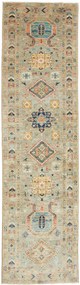 Samarkand Tappeto orientale 80x280 Grigio (Pakistan) Annodato A Mano