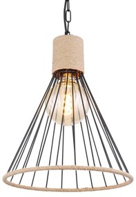 Globo 15676H1 - Lampadario su catena HALIA 1xE27/60W/230V