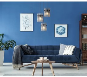 Globo 15698-3HR - Lampadario a sospensione con filo GORLEY 3xE27/60W/230V diametro 47 cm nero