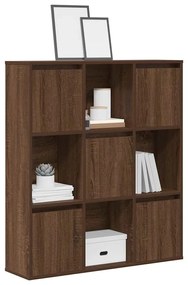 Libreria Rovere Marrone 89x24x101,5 Cm İn Legno Multistrato /