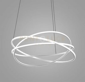 Atia s/g - lampadario a sospensione bianco a led d.100cm 3000k 9500...