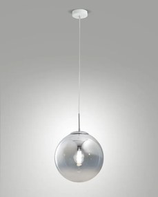 Lampadario Neoclassico ANJA cromo paralume cromo E27 LA MIA LUCE