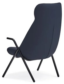 Poltrona blu scuro, altezza 114 cm Dins - Teulat