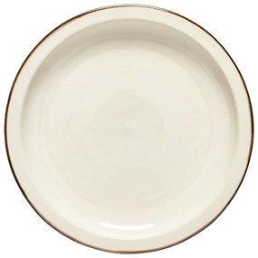 Piatto in gres beige mattone ø 26 cm Poterie - Casafina