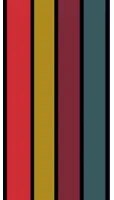 House of Hackney Carta da parati Berkley Stripe - Multi