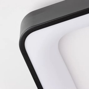 Brilagi - Plafoniera LED dimmerabile FALCON II LED/125W/230V 60x60 cm nera + telecomando