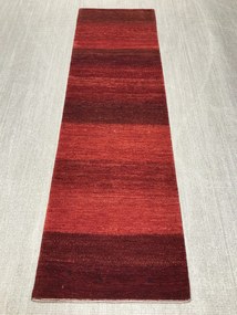 Loribaft Tappeto 70 x 250 Rosso (Iran) Annodato A Mano