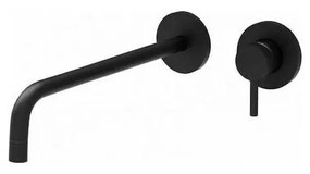 Paffoni - Miscelatore per lavabo da incasso LIGHT nero