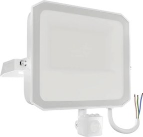 Faro LED 100W IP65 Bianco con Sensore di Movimento e OSRAM chip LED Colore Bianco Naturale 4.000K