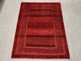 Loribaft Tappeto 160x210 Rosso (Iran) Annodato A Mano