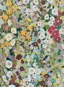 House of Hackney Wandbild Hollyhocks - Summer