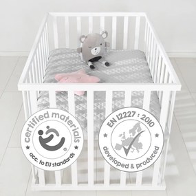 Lettino bianco con ruote 100x75 cm Style – Roba