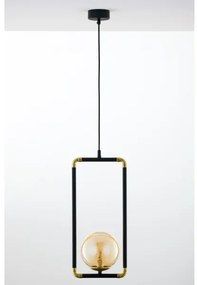 Jupiter 2024 - Lampadario a sospensione con filo ZAFRA 1xG9/10W/230V nero/oro/beige