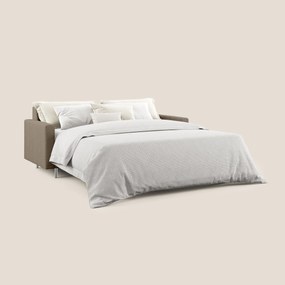 Megan divano letto matrimoniale in microfibra smacchiabile T11 marrone