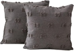 Federe decorative in set 2 pz 43x43 cm Tuffet – Mioli Decor