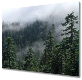 Tagliere in vetro Fog della foresta 60x52 cm