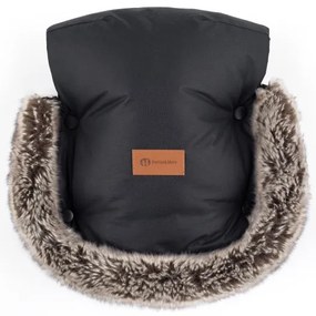 PETITE&amp;MARS - Manicotto per passeggino FURRY Forever Black