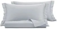 Parure copripiumino matrimoniale raso grigio perla SmartDecoHome